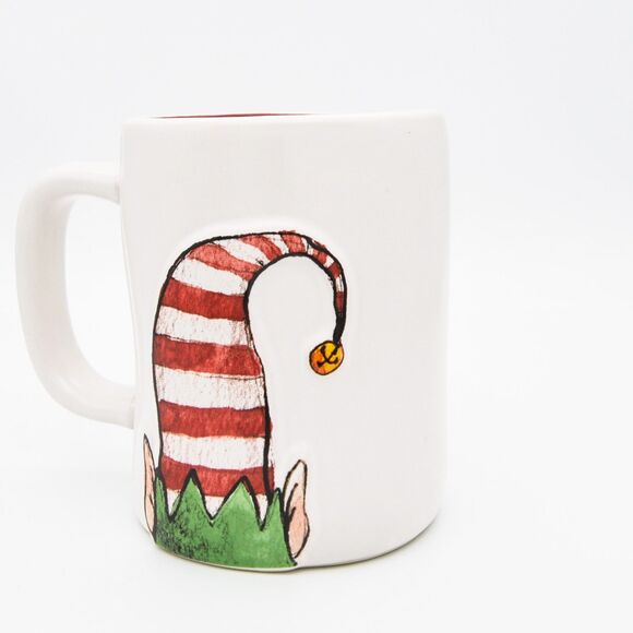 Rae Dunn Christmas Mug, Santa's Little Helper Elf Mug, 16oz Ceramic Coffee Cup - Picture 10 of 10